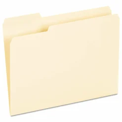 Universal Interior File Folders, 1/3-Cut Tabs: Assorted, Letter Size, 9.5-pt Manila, 100/Box