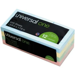 Universal Self-Stick Note Pads, 1.5