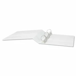 Universal Slant D-Ring View Binder, 3 Rings, 2" Capacity, 11 x 8.5, White