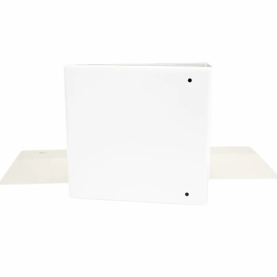 Universal Slant D-Ring View Binder, 3 Rings, 3" Capacity, 11 x 8.5, White