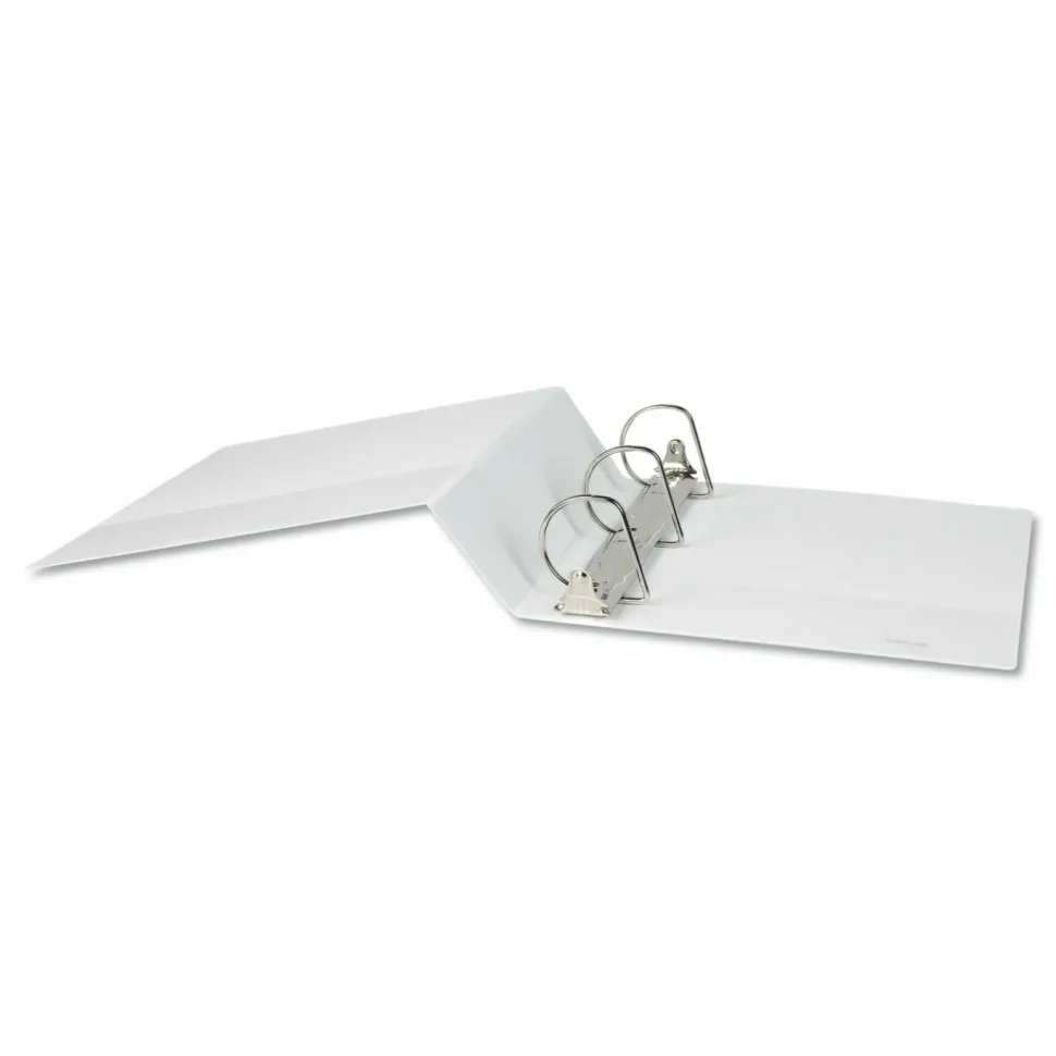 Universal Slant D-Ring View Binder, 3 Rings, 3" Capacity, 11 x 8.5, White
