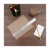 Universal Stainless Steel Ruler with Cork Back and Hanging Hole, Standard/Metric, 12" Long