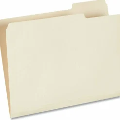 Universal Top Tab File Folders, 1/3-Cut Tabs: Right Position, Letter Size, 0.75