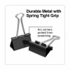 Universal Binder Clip Zip-Seal Bag Value Pack, Large, Black/Silver, 36/Pack