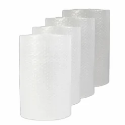 Universal Bubble Packaging, 0.31" Thick, 24" x 75 ft, Perforated Every 24", Clear, 4/Carton