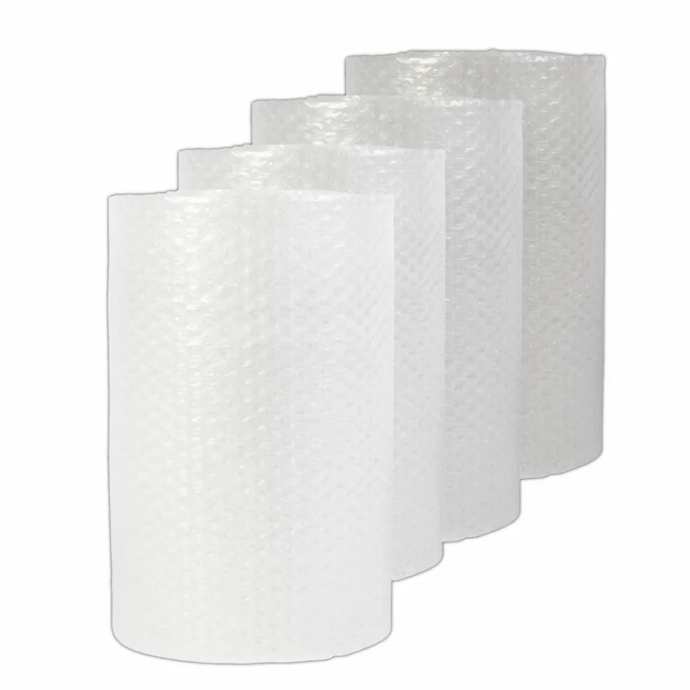 Universal Bubble Packaging, 0.31" Thick, 24" x 75 ft, Perforated Every 24", Clear, 4/Carton