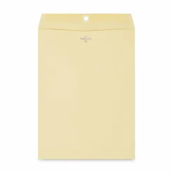Universal Center-Seam 9" x 12" Manila Envelopes, Clasp Closure, 32 Lb, Brown Kraft, Box Of 100