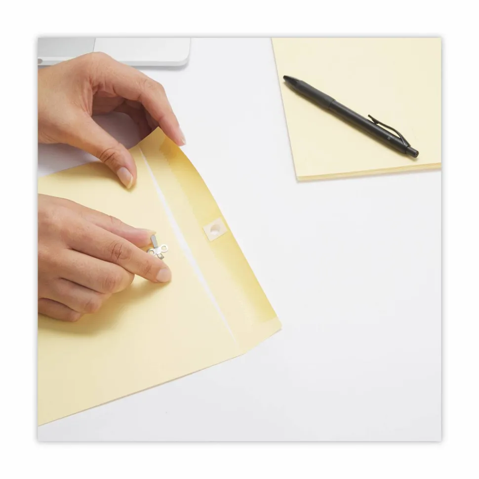 Universal Center-Seam 9" x 12" Manila Envelopes, Clasp Closure, 32 Lb, Brown Kraft, Box Of 100
