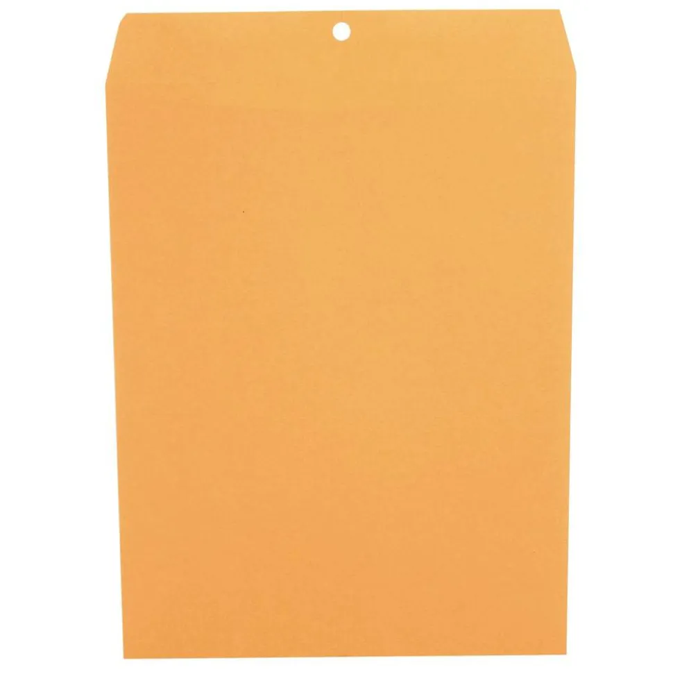 Universal Center-Seam 10" x 13" Manila Envelopes, Clasp Closure, 32 Lb, Brown Kraft, Box Of 100