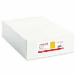 Universal Center-Seam 10" x 13" Manila Envelopes, Clasp Closure, 32 Lb, Brown Kraft, Box Of 100