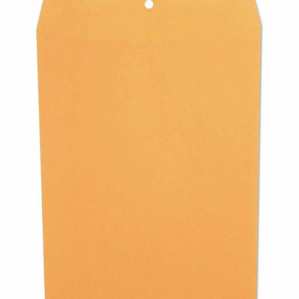 Universal Center-Seam 10" x 13" Manila Envelopes, Clasp Closure, 32 Lb, Brown Kraft, Box Of 100