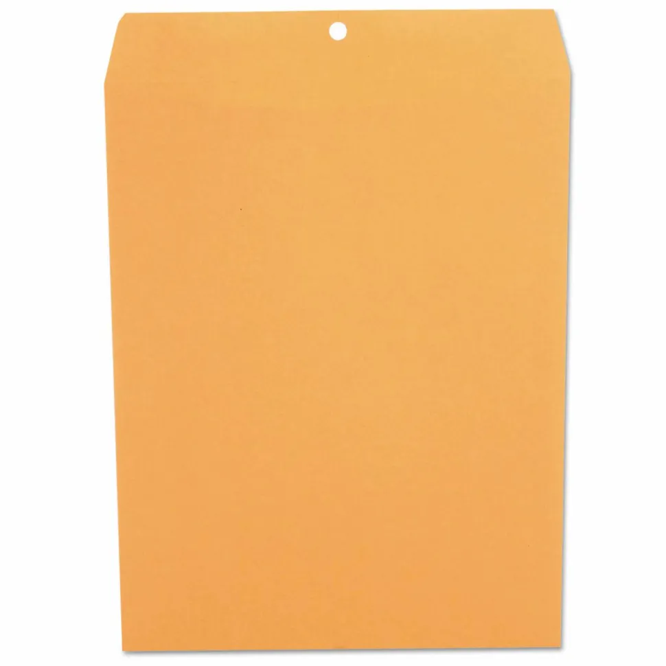 Universal Center-Seam 10" x 13" Manila Envelopes, Clasp Closure, 32 Lb, Brown Kraft, Box Of 100