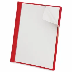 Universal Clear Front Report Cover, Prong Fastener, 0.5