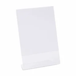 Universal Clear L-Style Freestanding Frame, 5 x 7 Insert, 3/Pack