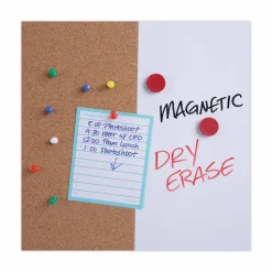Universal Combination Dry Erase/Bulletin Board, 36