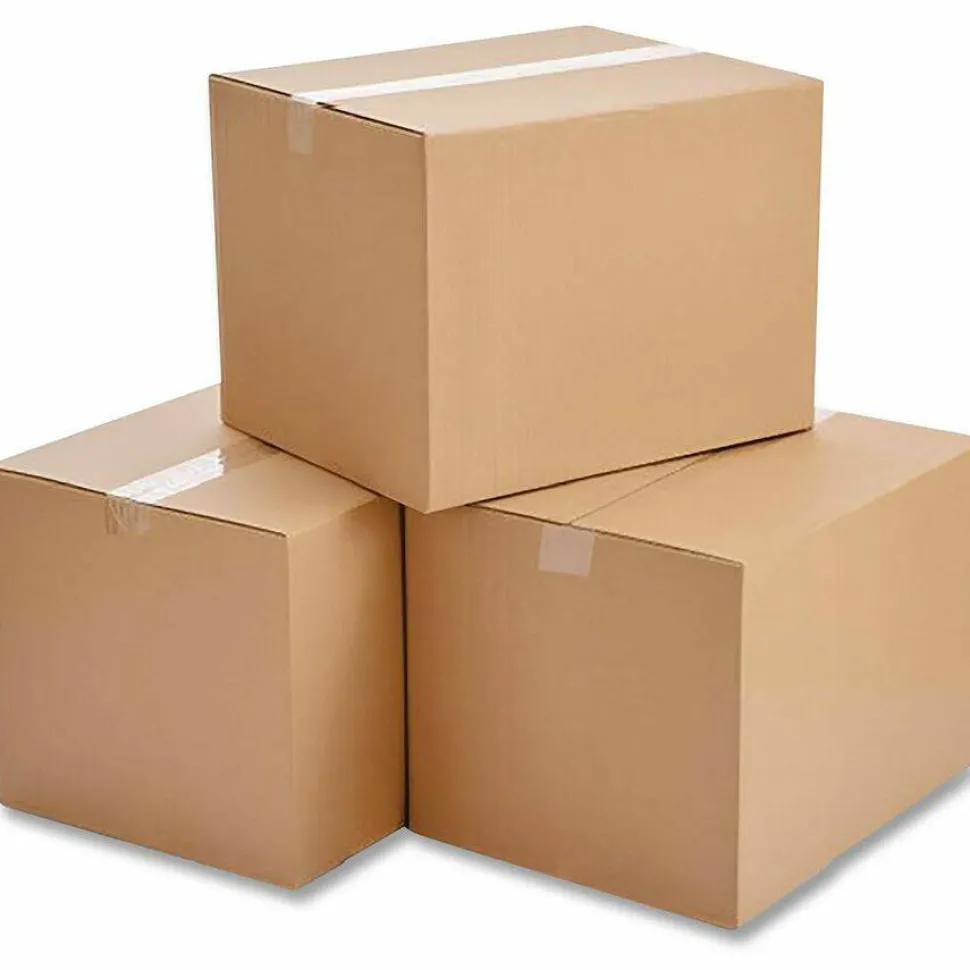 Universal Cubed Fixed-Depth Corrugated Shipping Boxes, Regular Slotted Container (RSC), Small, 6" x 6" x 6", Brown Kraft, 25/Bundle