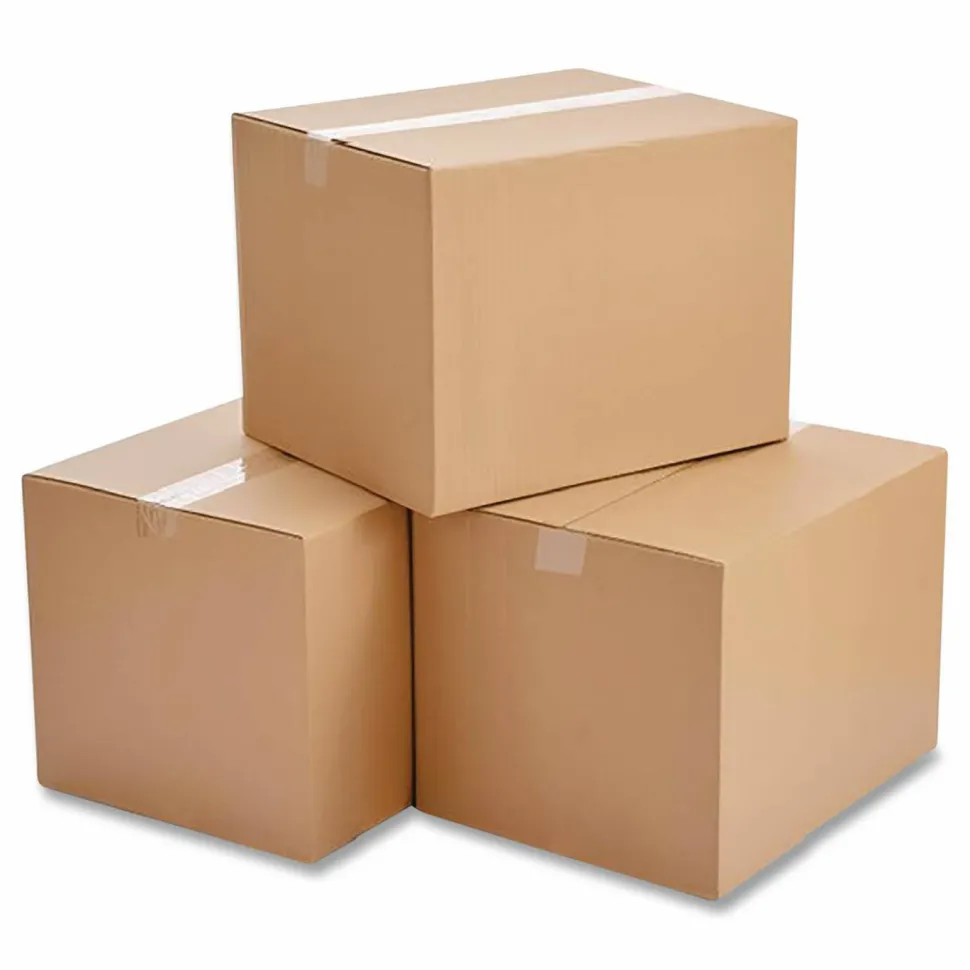 Universal Cubed Fixed-Depth Corrugated Shipping Boxes, Regular Slotted Container (RSC), Small, 6" x 6" x 6", Brown Kraft, 25/Bundle