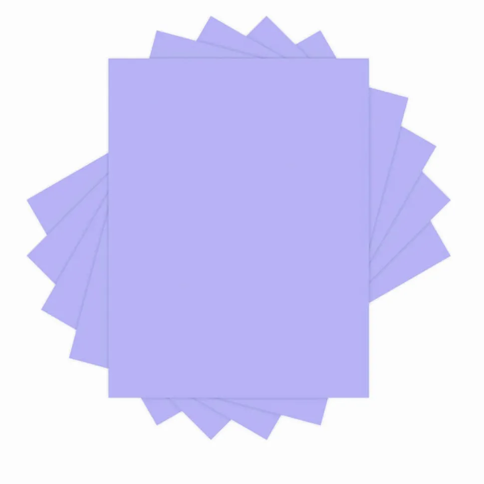 Universal Deluxe Colored Paper, 20 lb Bond Weight, 8.5 x 11, Orchid, 500 Sheets/Ream, 10 Reams/Carton