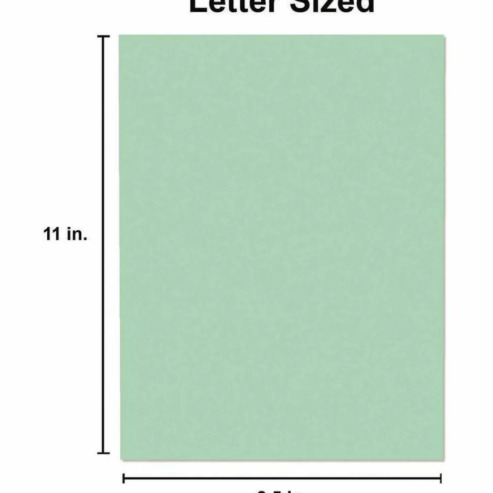 Universal Deluxe Colored Paper, 20 lb Bond Weight, 8.5 x 11, Green, 500/Ream