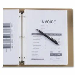 Universal Deluxe Heavyweight Sheet Protector, Side: 3-Hole Punched, Top Load 8.5 x 11 Insert, Clear Front, 100/Pack
