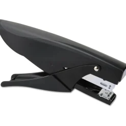 Universal Deluxe Plier Stapler, 20-Sheet Capacity, 0.25" Staples, 1.75" Throat, Black