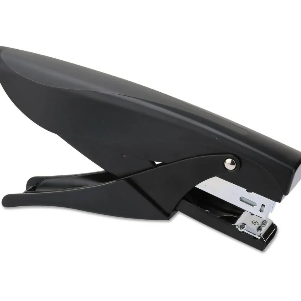 Universal Deluxe Plier Stapler, 20-Sheet Capacity, 0.25" Staples, 1.75" Throat, Black