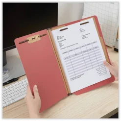 Universal Deluxe Pressboard End Tab Classification Folders, Expands 2