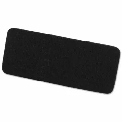 Universal Dry Erase Whiteboard Eraser, 5" x 1.75" x 1", Black