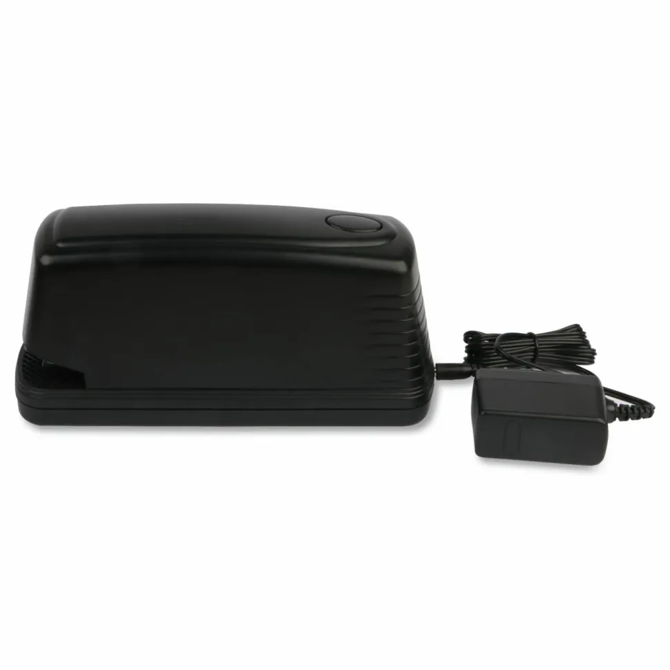 Universal Electric Stapler with Staple Channel Release Button, 20-Sheet Capacity, Black