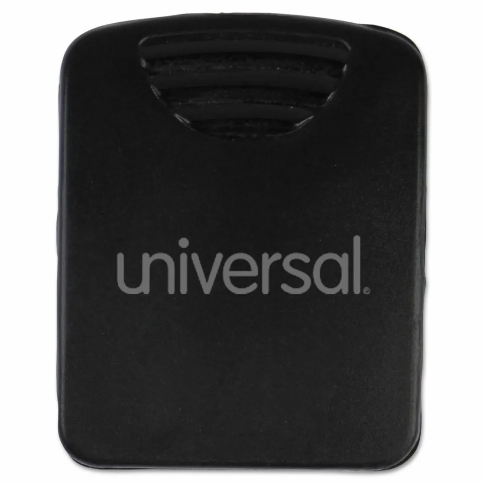 Universal Fabric Panel Wall Clips, 25 Sheet Capacity, Black, 20/Pack