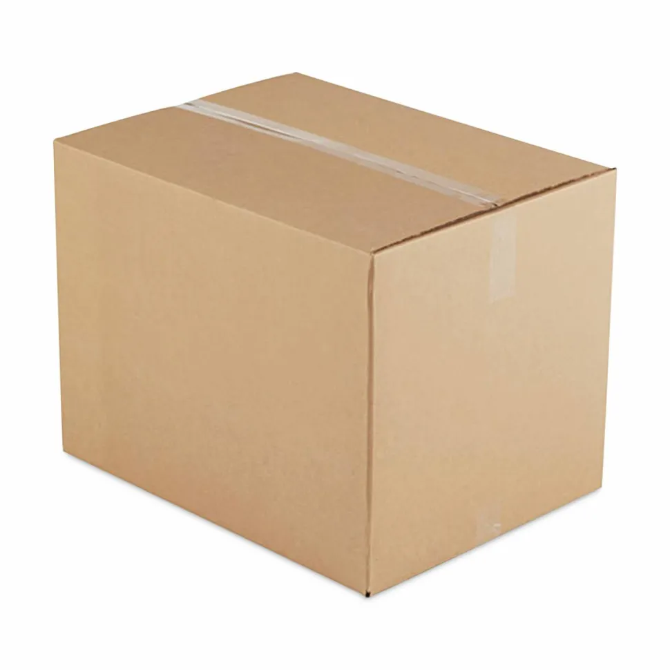 Universal Fixed-Depth Brown Corrugated Shipping Boxes, Regular Slotted Container (RSC), X-Large, 12" x 16" x 9", Brown Kraft, 25/Bundle