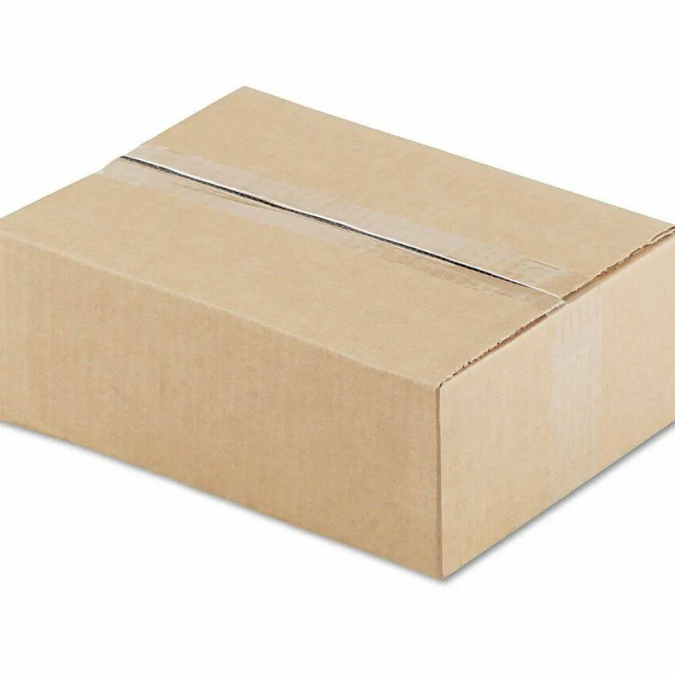 Universal Fixed-Depth Corrugated Shipping Boxes, Regular Slotted Container (RSC), 9" x 12" x 4", Brown Kraft, 25/Bundle