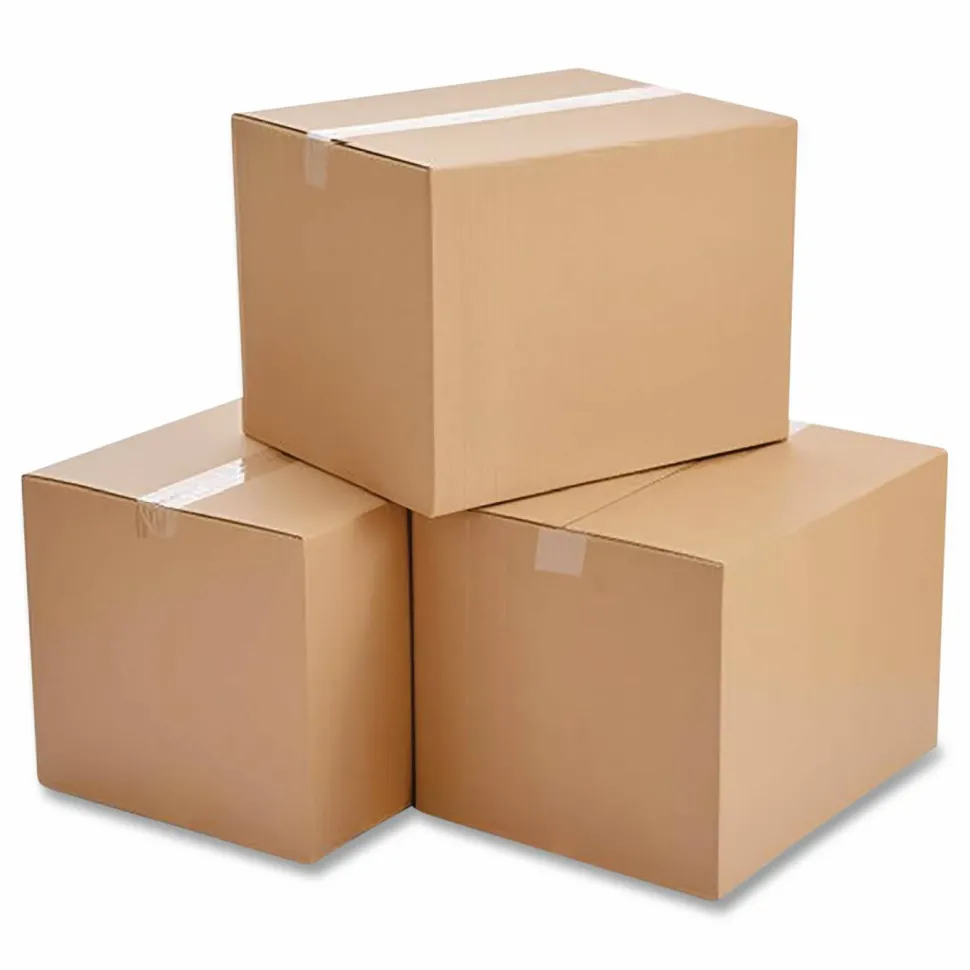 Universal Fixed-Depth Corrugated Shipping Boxes, Regular Slotted Container (RSC), 12" x 24" x 12", Brown Kraft, 25/Bundle