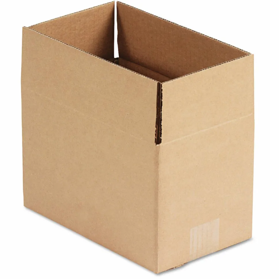 Universal Fixed-Depth Corrugated Shipping Boxes, Regular Slotted Container (RSC), 6" x 10" x 6", Brown Kraft, 25/Bundle