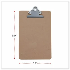Universal Hardboard Clipboard, 0.75