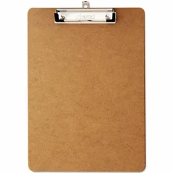 Universal Hardboard Clipboard with Low-Profile Clip, 0.5