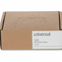 Universal High-Density Shredder Bags, 16 gal Capacity, 100/Box