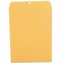 Universal Kraft Clasp Envelope, 28 lb Bond Weight Kraft, #97, Square Flap, Clasp/Gummed Closure, 10 x 13, Brown Kraft, 100/Box