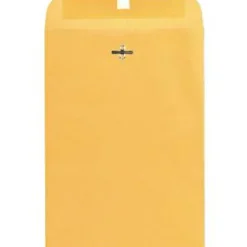 Universal Kraft Clasp Envelope, 28 lb Bond Weight Kraft, #97, Square Flap, Clasp/Gummed Closure, 10 x 13, Brown Kraft, 100/Box