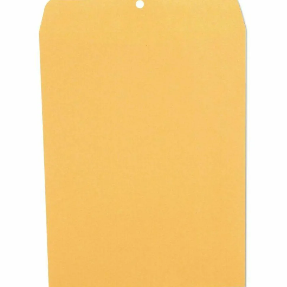 Universal Kraft Clasp Envelope, 28 lb Bond Weight Kraft, #97, Square Flap, Clasp/Gummed Closure, 10 x 13, Brown Kraft, 100/Box