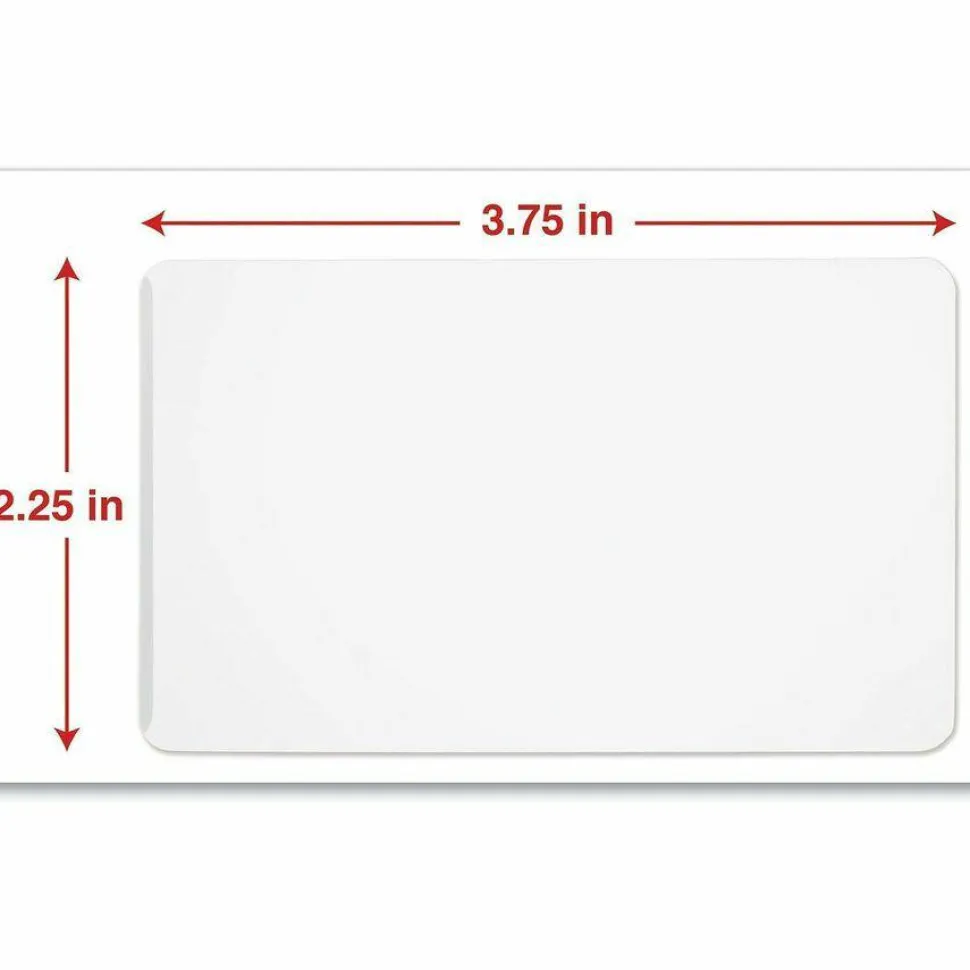 Universal Laminating Pouches, 5 mil, 3.75" x 2.25", Gloss Clear, 100/Box