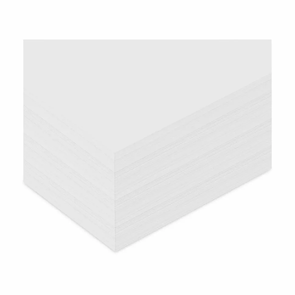 Universal Loose White Memo Sheets, 4 x 6, Unruled, Plain White, 500/Pack