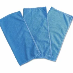 Universal Microfiber Cleaning Cloth, 12 x 12, Blue, 3/Pack