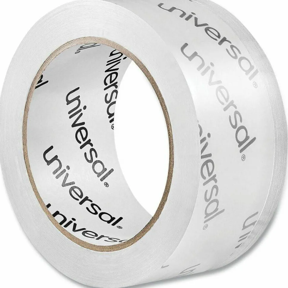 Universal Moving and Storage Packing Tape, 3" Core, 1.88" x 54.6 yd, Clear, 6/Pack