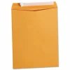 Universal Peel Seal Strip Catalog Envelope, #13 1/2, Square Flap, Self-Adhesive Closure, 10 x 13, Natural Kraft, 100/Box
