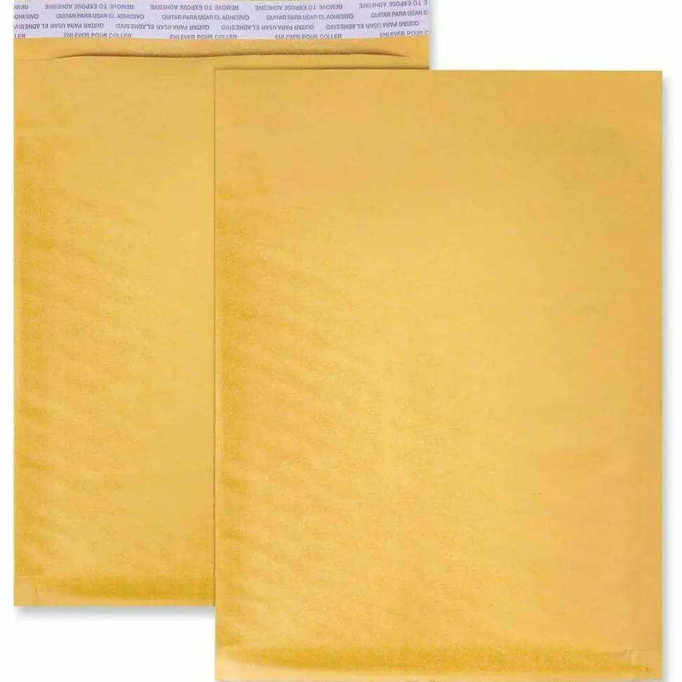 Universal Peel Seal Strip Cushioned Mailer, #4, Extension Flap, Self-Adhesive Closure, 9.5 x 14.5, 25/Carton