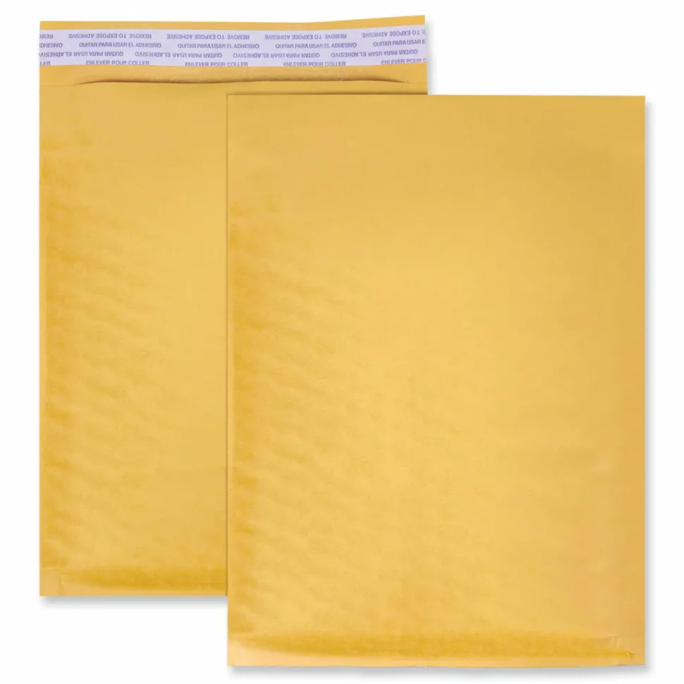 Universal Peel Seal Strip Cushioned Mailer, #2, Extension Flap, Self-Adhesive Closure, 8.5 x 12.5, 25/Carton