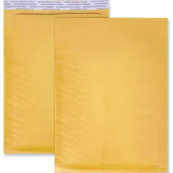Universal Peel Seal Strip Cushioned Mailer, #1, Extension Flap, Self-Adhesive Closure, 7.25 x 12, 25/Carton