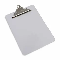 Universal Plastic Clipboard with High Capacity Clip, 1.25