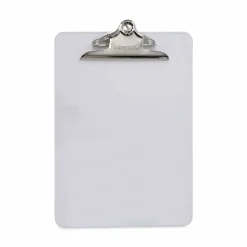 Universal Plastic Clipboard with High Capacity Clip, 1.25